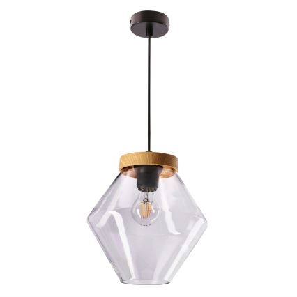 Lustre em cabo BRELS 1xE27/40W/230V, transparente