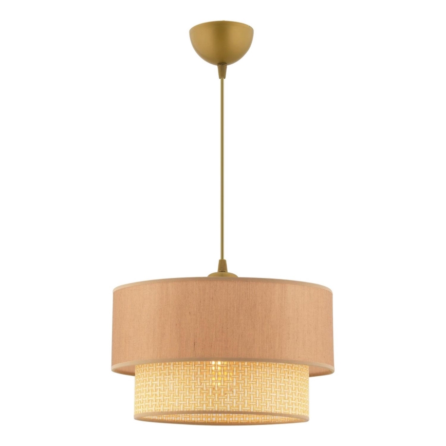 Lustre em cabo ECHO 1xE27/60W/230V bege
