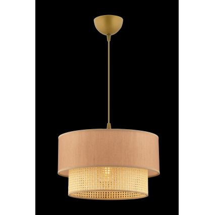 Lustre em cabo ECHO 1xE27/60W/230V bege
