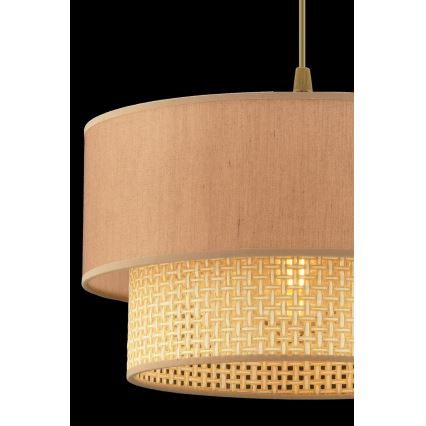 Lustre em cabo ECHO 1xE27/60W/230V bege