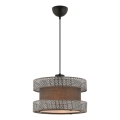 Lustre em cabo HALO 1xE27/60W/230V castanho/cinzento
