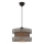 Lustre em cabo HALO 1xE27/60W/230V castanho/cinzento