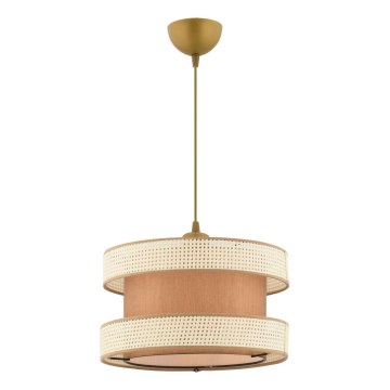 Lustre em cabo HALO 1xE27/60W/230V castanho/creme