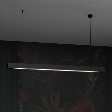 Candeeiro de teto suspenso LUNGO T8 1xG13/18W/230V preto