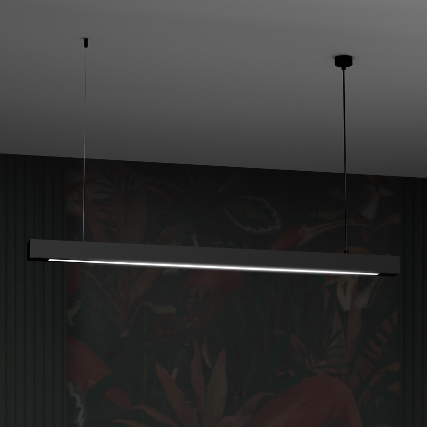 Candeeiro de teto suspenso LUNGO T8 1xG13/18W/230V preto