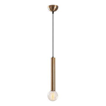 Lustre em cabo TEMPO 1xE27/40W/230V dourado