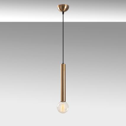 Lustre em cabo TEMPO 1xE27/40W/230V dourado