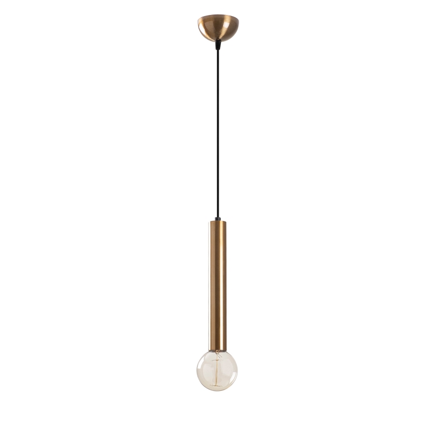 Lustre em cabo TEMPO 1xE27/40W/230V dourado