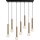 Lustre em cabo TEMPO 7xE27/40W/230V dourado