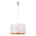 Lustre em cabo ULLE 1xE27/15W/230V branco