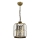 Lustre em corrente CRYSTALLINE 1xE27/6W/230V bronze