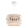 Lustre infantil CANDY 1xE27/40W/230V branco/multicolorido