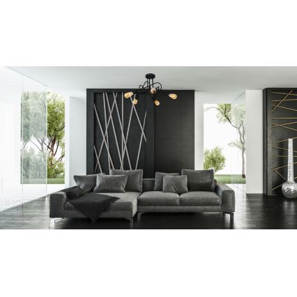 Lustre de teto infantil OXFORD 5xE27/15W/230V
