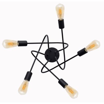 Lustre de teto infantil OXFORD 5xE27/15W/230V
