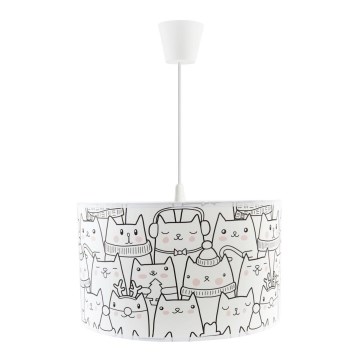 Lustre infantil suspenso com cabo CATS 1xE27/60W/230V
