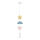Lustre infantil suspenso TRIO 1xE27/20W/230V amarelo/azul/rosa