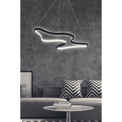 Lustre LED ARTISAN LED/36W/230V 6500K preto