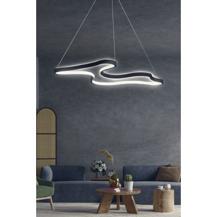 Lustre LED ARTISAN LED/36W/230V 6500K preto