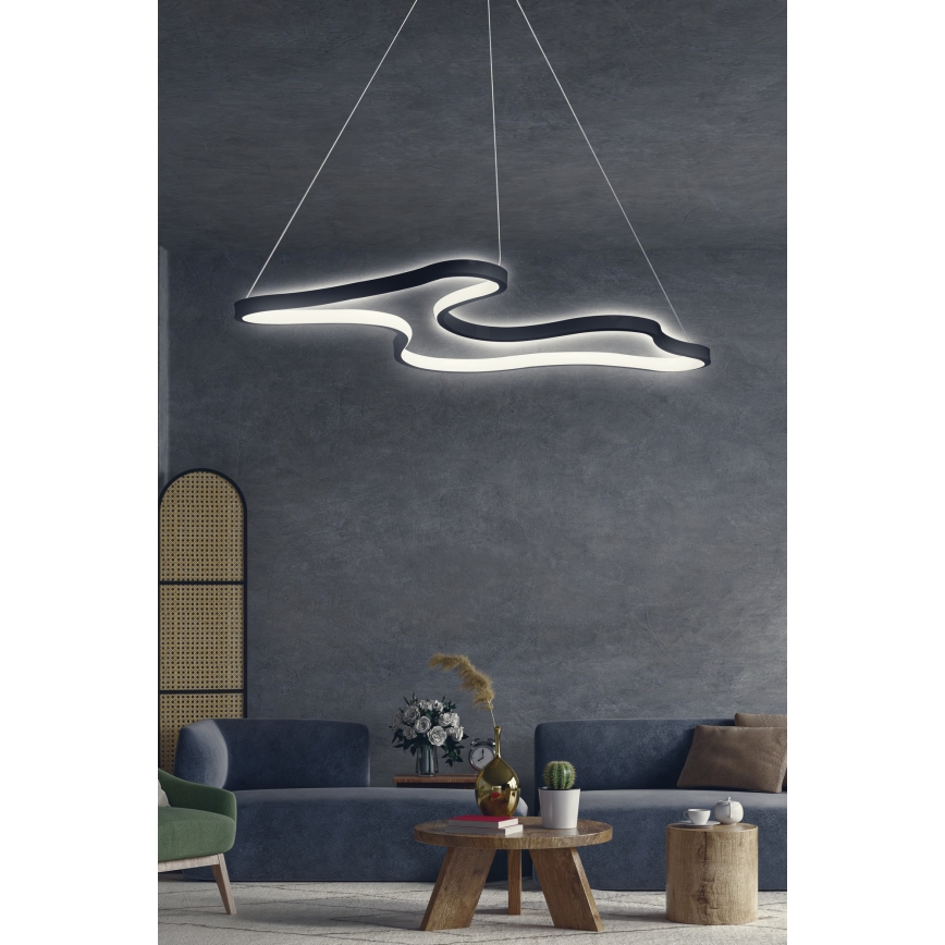 Lustre LED ARTISAN LED/36W/230V 6500K preto