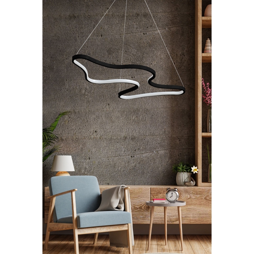 Lustre LED ARTISAN LED/36W/230V 6500K preto