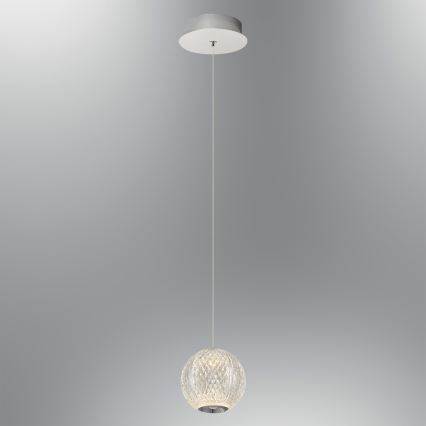 Lustre LED CREMONA 1xLED/5W/230V 3000K cromado mate