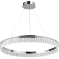Lustre LED de cristal dimerizável suspenso por cabo THALIA LED/55W/230V 3000-6000K Ø 80 cm + controlo remoto