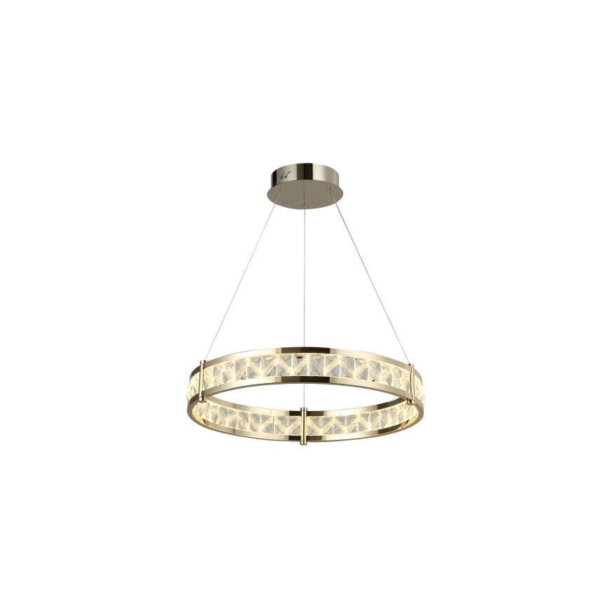 Lustre de cristal LED dimerizável suspenso por cabo ENRIQUE LED/40W//230V 3000-6000K Ø 60 cm + comando remoto