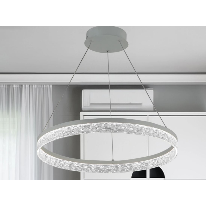 Lustre LED dimável suspenso por cabo ALIANZ LED/60W/230V 3000-6000K, diâmetro 80 cm + comando remoto