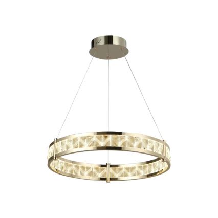 Lustre LED de cristal dimerizável suspenso por cabo ENRIQUE LED/55W//230V 3000-6000K diâmetro 80 cm + comando remoto