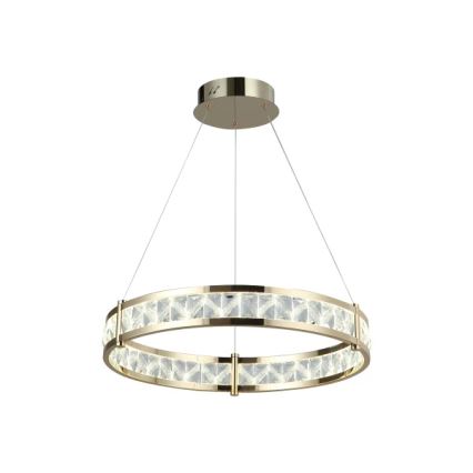 Lustre LED de cristal dimerizável suspenso por cabo ENRIQUE LED/55W//230V 3000-6000K diâmetro 80 cm + comando remoto
