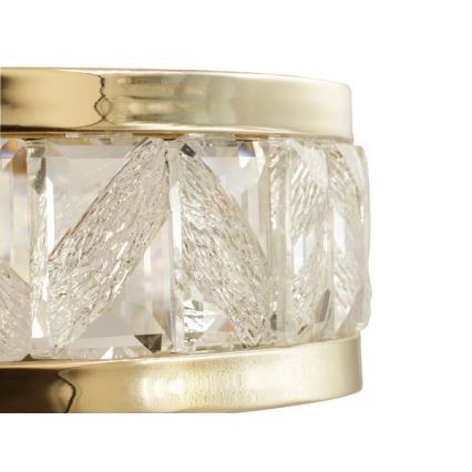 Lustre LED de cristal dimerizável suspenso por cabo ENRIQUE LED/55W//230V 3000-6000K diâmetro 80 cm + comando remoto