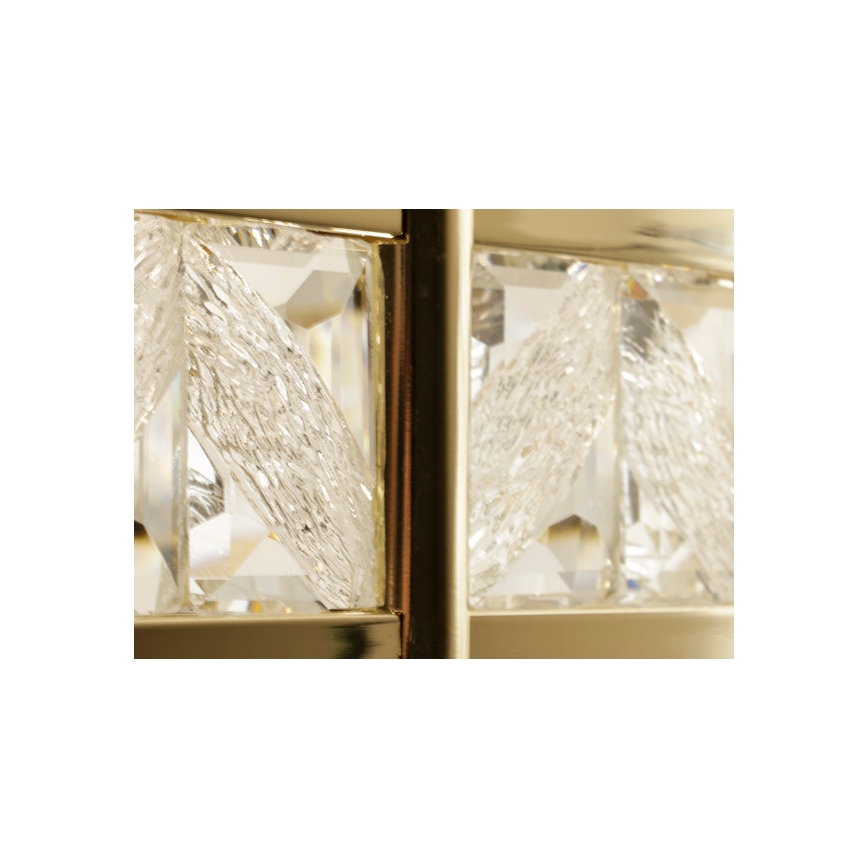 Lustre LED de cristal dimerizável suspenso por cabo ENRIQUE LED/55W//230V 3000-6000K diâmetro 80 cm + comando remoto