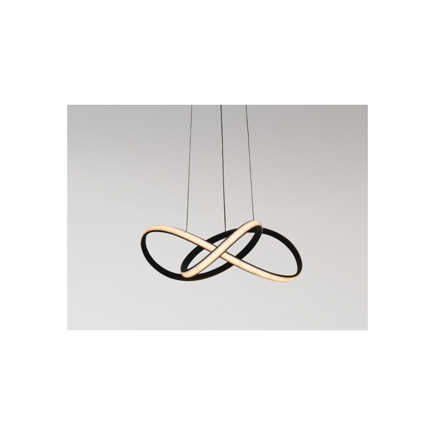Lustre LED dimerizável em cabo LED/65W/230V 3000-6500K Ø 49 cm + comando remoto