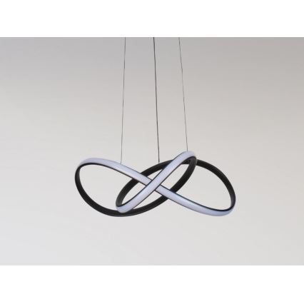 Lustre LED dimerizável em cabo LED/65W/230V 3000-6500K Ø 49 cm + comando remoto