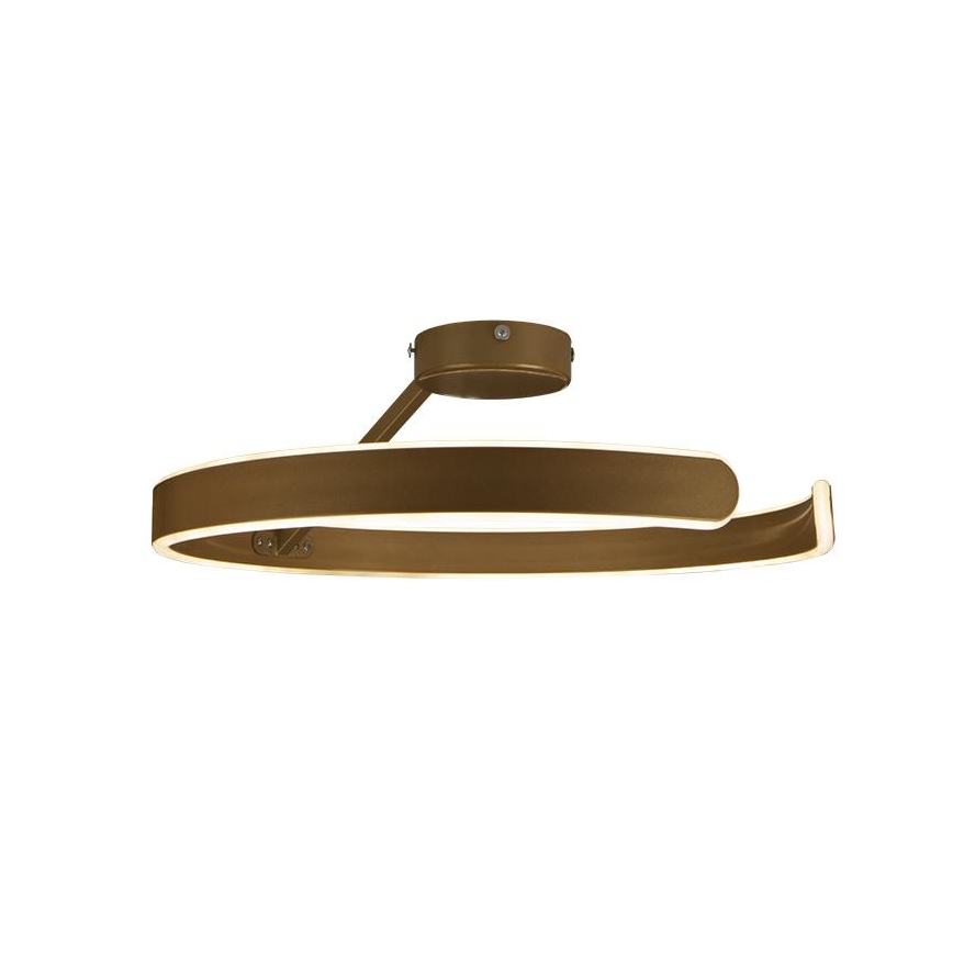 Lustre de teto LED dimmerizável LED/72W/230V 3000-6500K dourado + controlo remoto