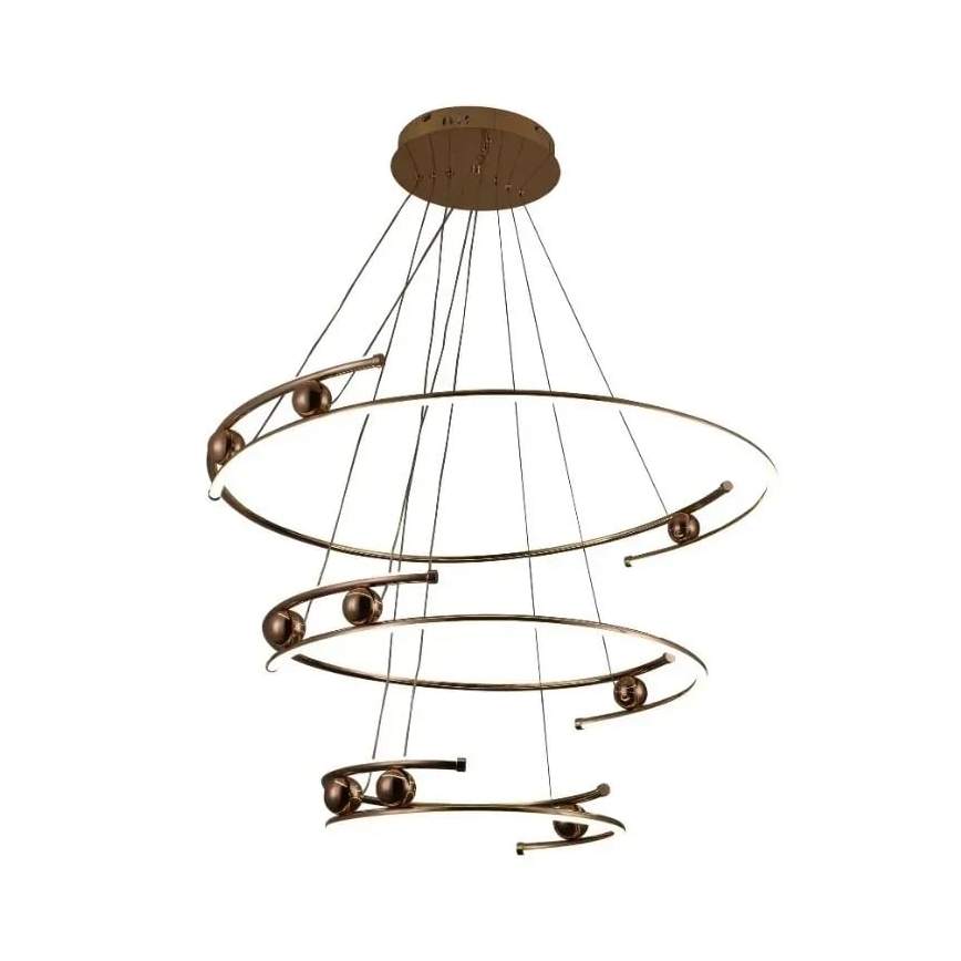 Lustre LED regulável em cabo LED/170W/230V 3000-6500K diâmetro 80 cm + controlo remoto