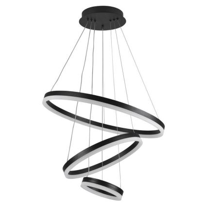 Lustre LED regulável em cabo LED/85W/230V 3000-6500K diâmetro 60 cm + controlo remoto