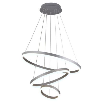 Lustre LED regulável em cabo LED/85W/230V 3000-6500K diâmetro 60 cm diâmetro 60 cm + controlo remoto