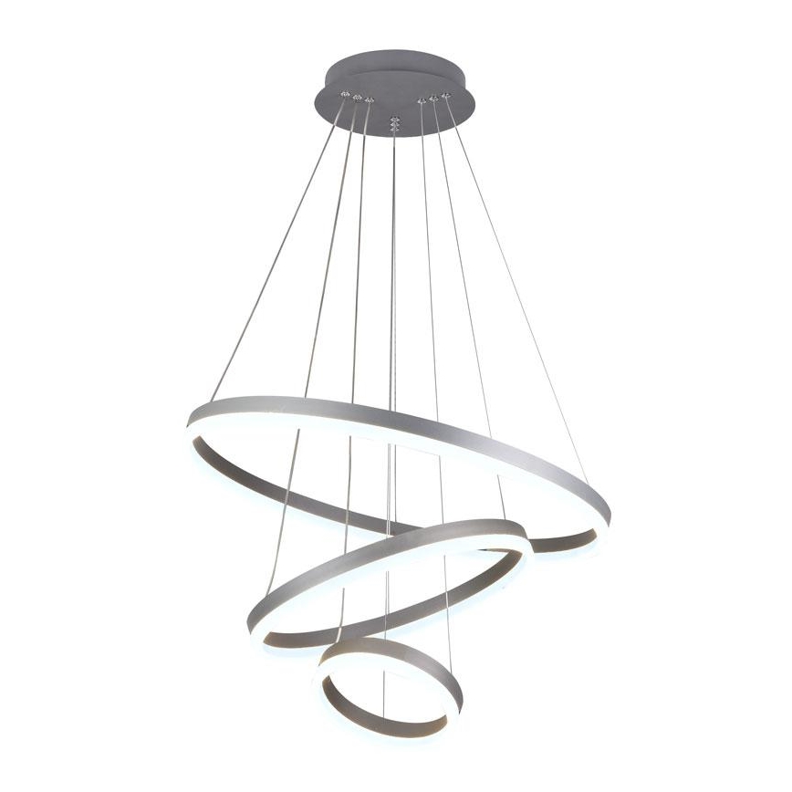Lustre LED regulável em cabo LED/85W/230V 3000-6500K diâmetro 60 cm diâmetro 60 cm + controlo remoto