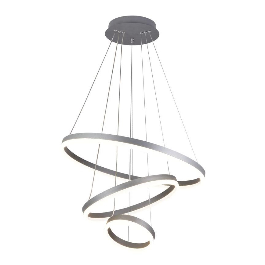 Lustre LED regulável em cabo LED/85W/230V 3000-6500K diâmetro 60 cm diâmetro 60 cm + controlo remoto