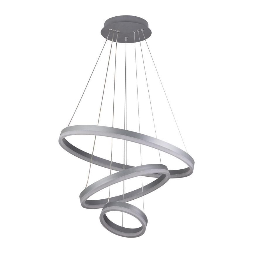 Lustre LED regulável em cabo LED/85W/230V 3000-6500K diâmetro 60 cm diâmetro 60 cm + controlo remoto