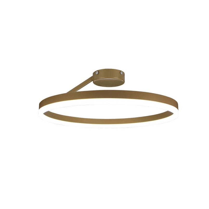 Lustre de teto LED dimmerizável LED/40W/230V 3000-6500K dourado + controlo remoto
