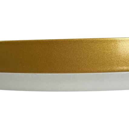 Lustre de teto LED dimmerizável LED/40W/230V 3000-6500K dourado + controlo remoto