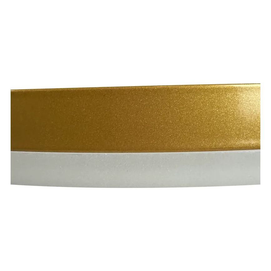 Lustre de teto LED dimmerizável LED/40W/230V 3000-6500K dourado + controlo remoto