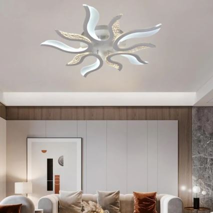 Lustre de teto LED dimmerizável LED/65W/230V 3000-6500K branco + controlo remoto