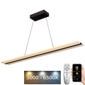 Lustre LED dimmerizável em cabo LED/40W/230V 3000-6500K preto + comando à distância