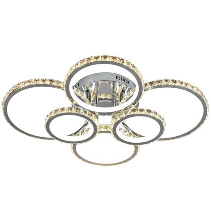 Lustre de teto LED dimmerizável LED/205W/230V 3000-6500K com controlo remoto