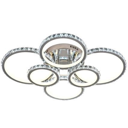 Lustre de teto LED dimmerizável LED/205W/230V 3000-6500K com controlo remoto