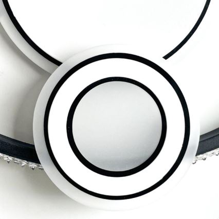 Lustre de teto LED dimmerizável LED/80W/230V 3000-6500K com controlo remoto