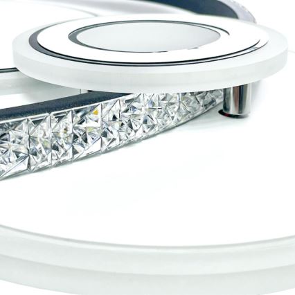 Lustre de teto LED dimmerizável LED/80W/230V 3000-6500K com controlo remoto